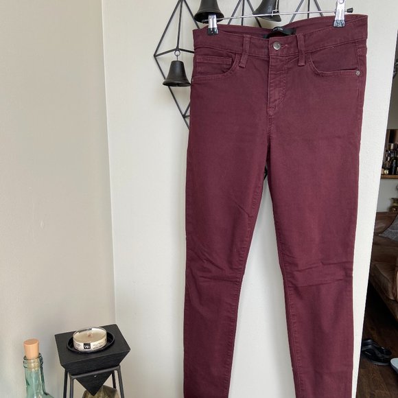 Joe's Skinny Burgundy Jean - Picture 2 of 5